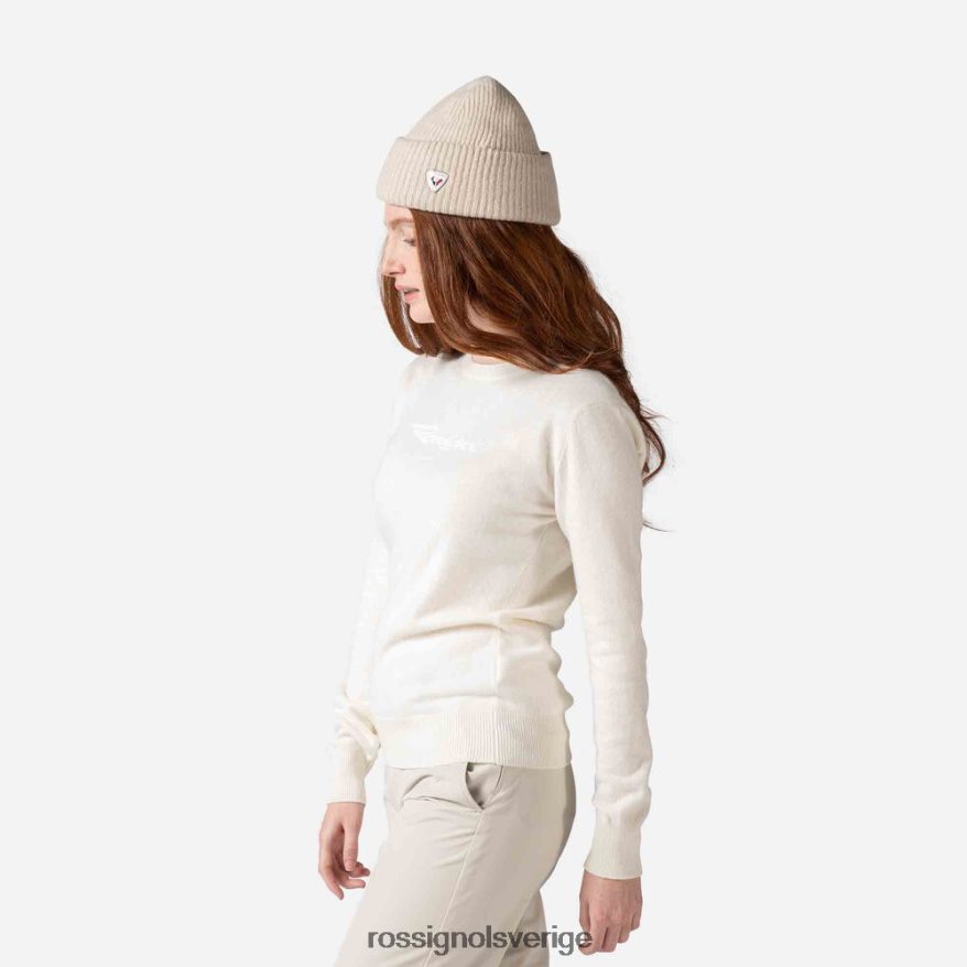 kvinnor Rossignol vit signatur stickad tröja blast 0P00HR922