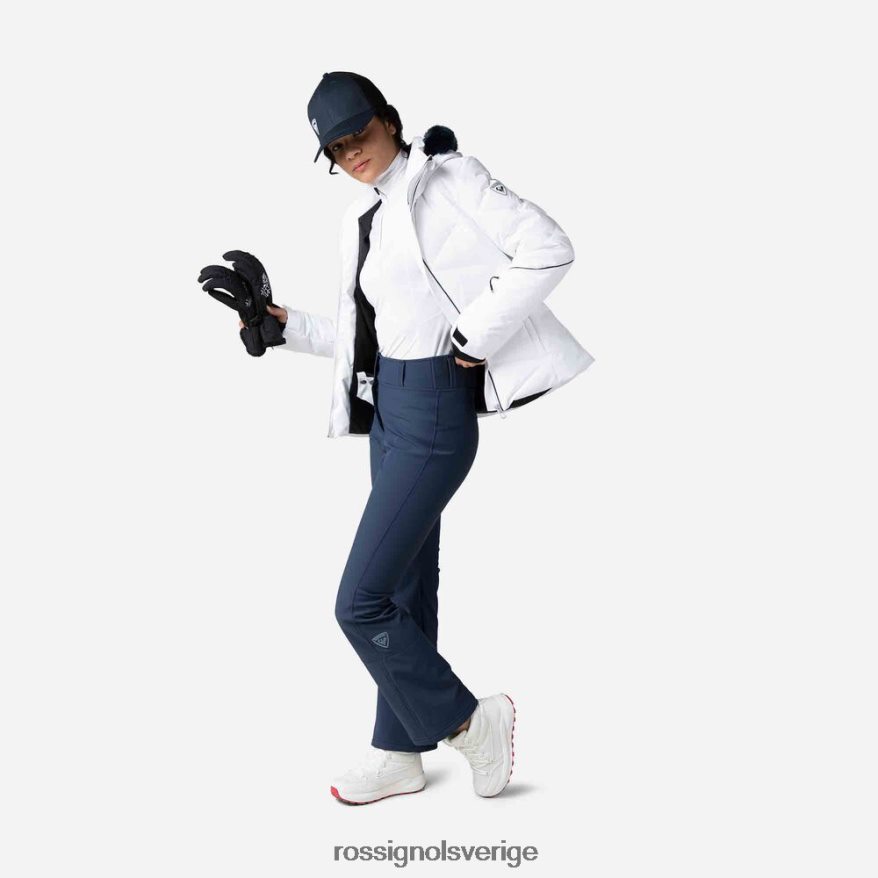 kvinnor Rossignol vit staci skidjacka blast 0P00HR1030