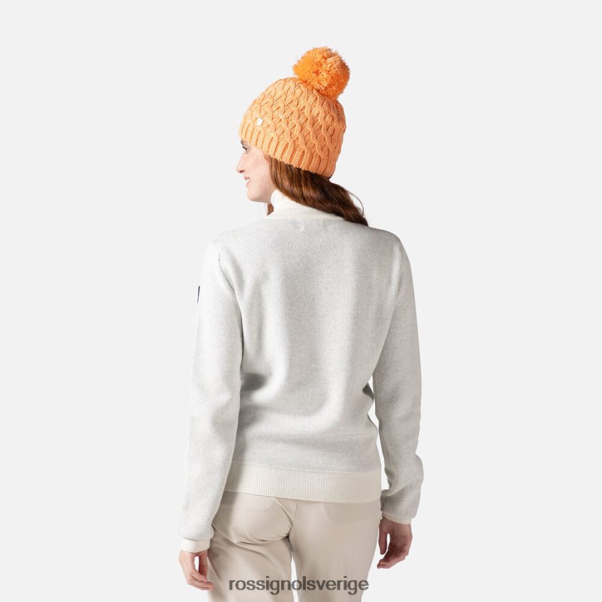kvinnor Rossignol vit victoire stickad tröja med turtleneck blast 0P00HR1119