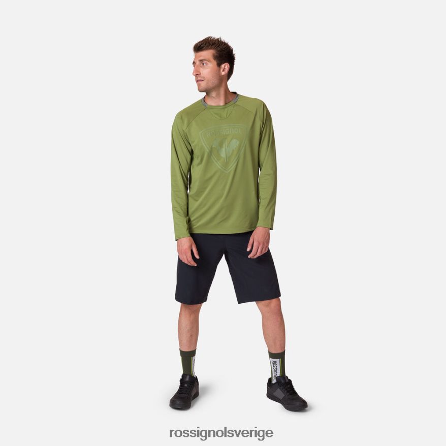 män Rossignol Moss grön långärmad jersey klassisk passform blast 0P00HR70