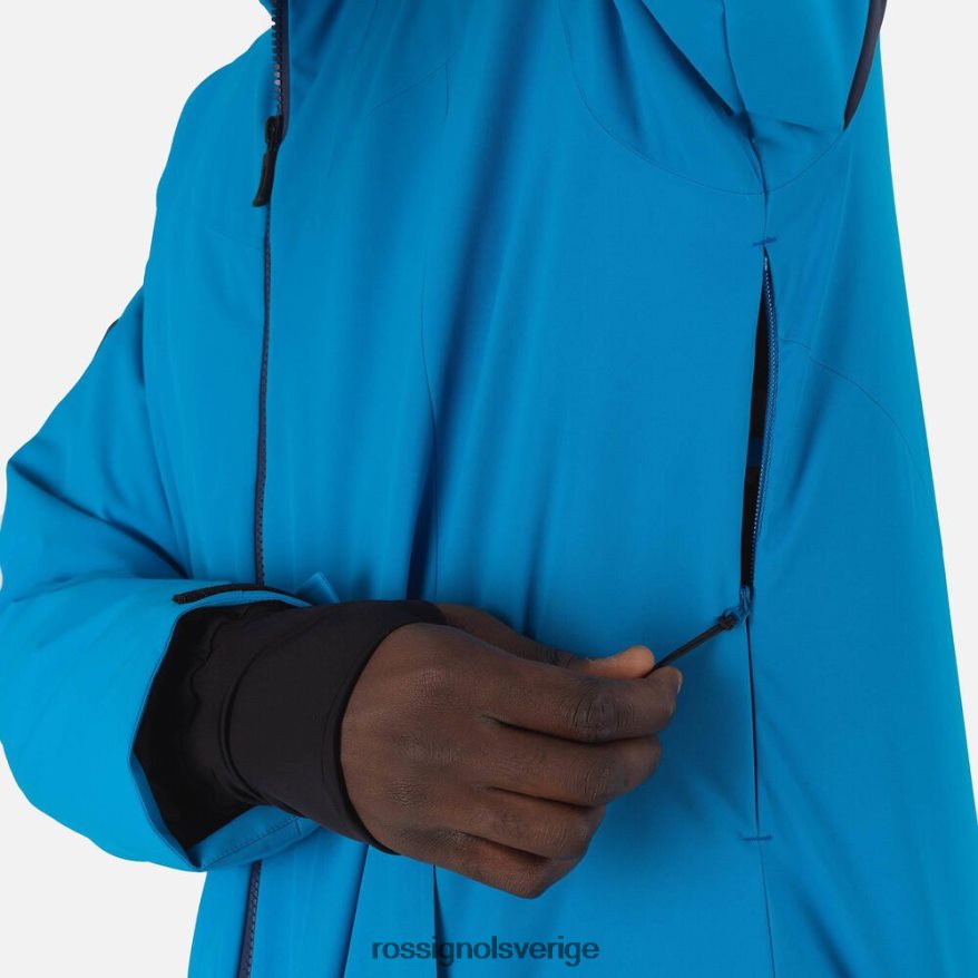 män Rossignol blå kontroll skidjacka blast 0P00HR123