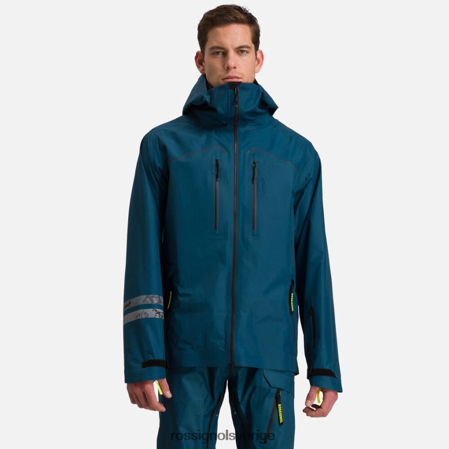 män Rossignol blåfågel ateliers ride free ski/snowboard jacka blast 0P00HR542