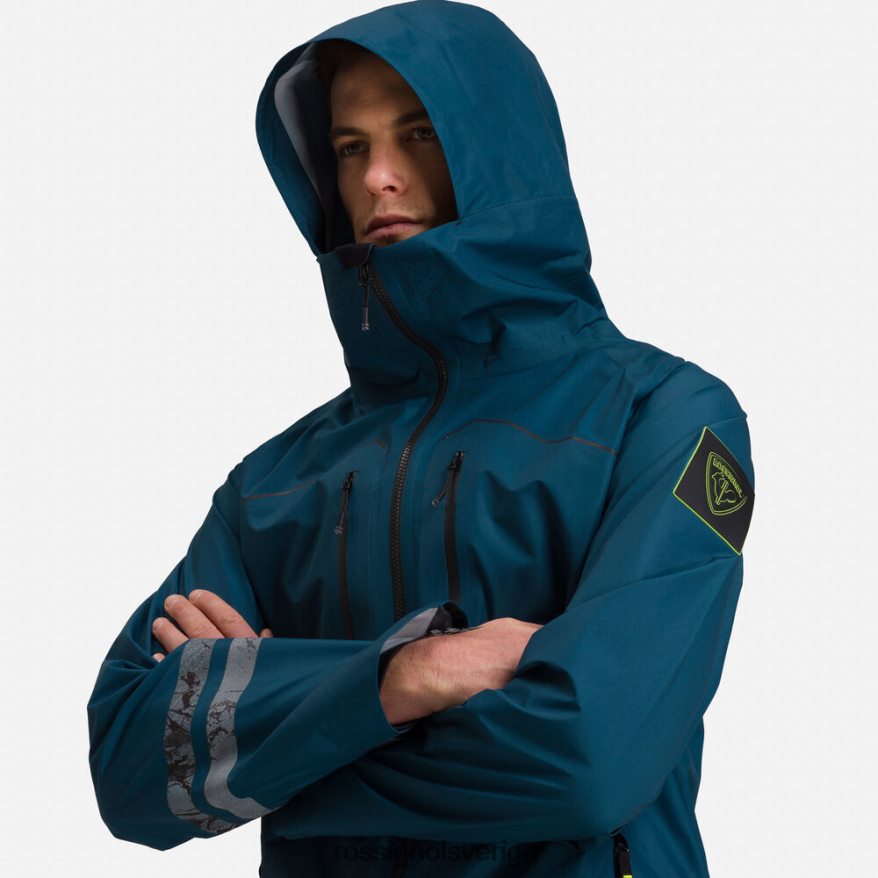 män Rossignol blåfågel ateliers ride free ski/snowboard jacka blast 0P00HR542