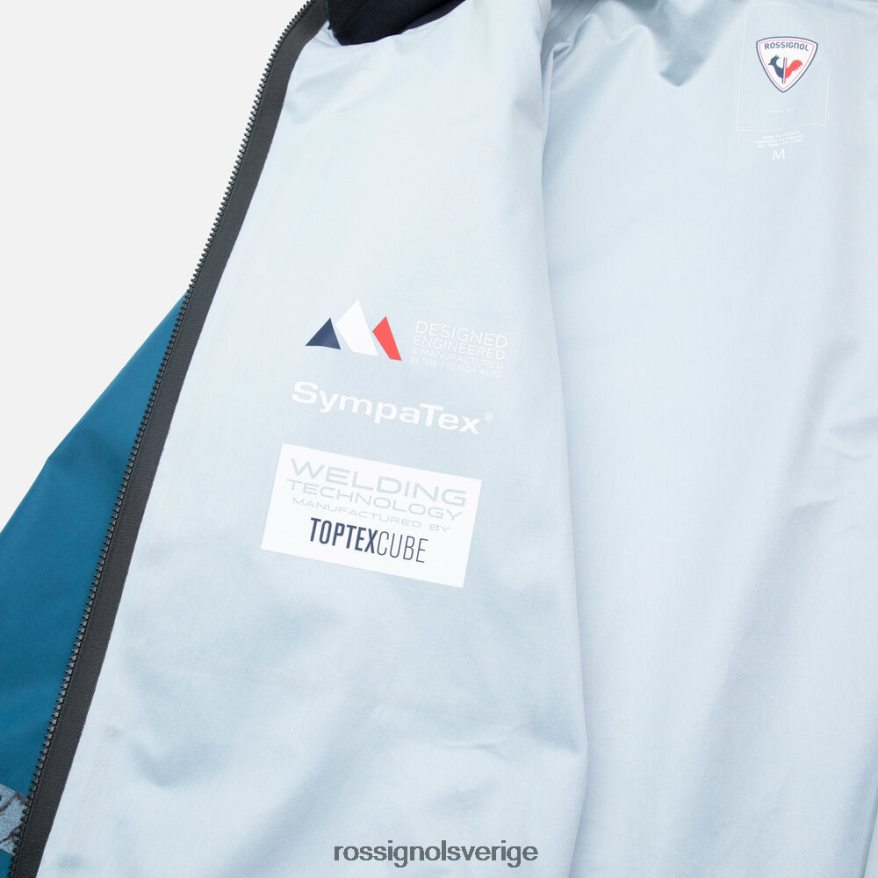 män Rossignol blåfågel ateliers ride free ski/snowboard jacka blast 0P00HR542