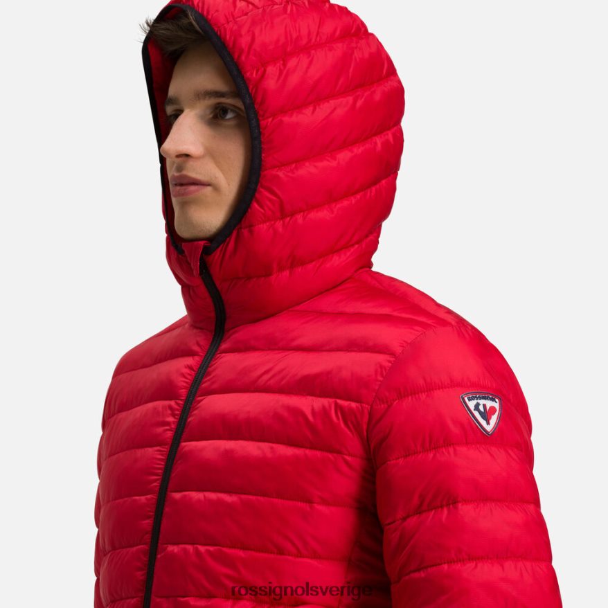 män Rossignol carmin huva isolerad jacka 180gr blast 0P00HR341