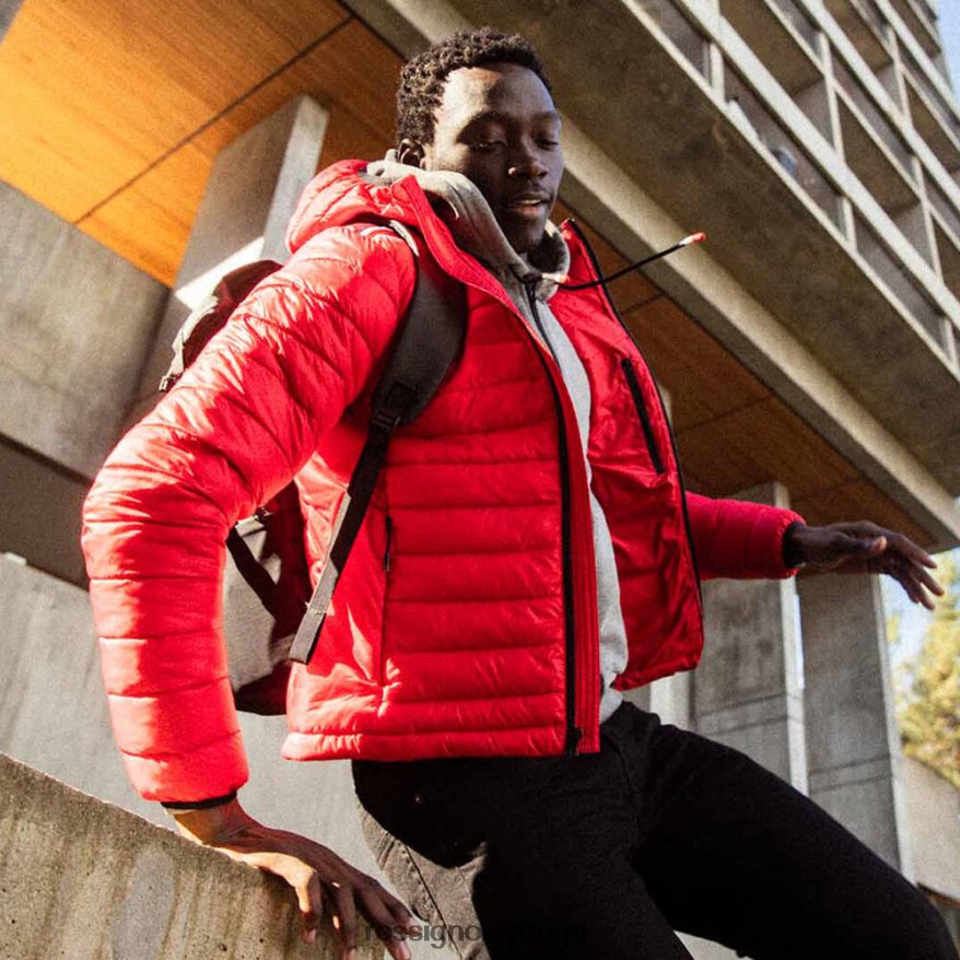 män Rossignol carmin huva isolerad jacka 180gr blast 0P00HR341