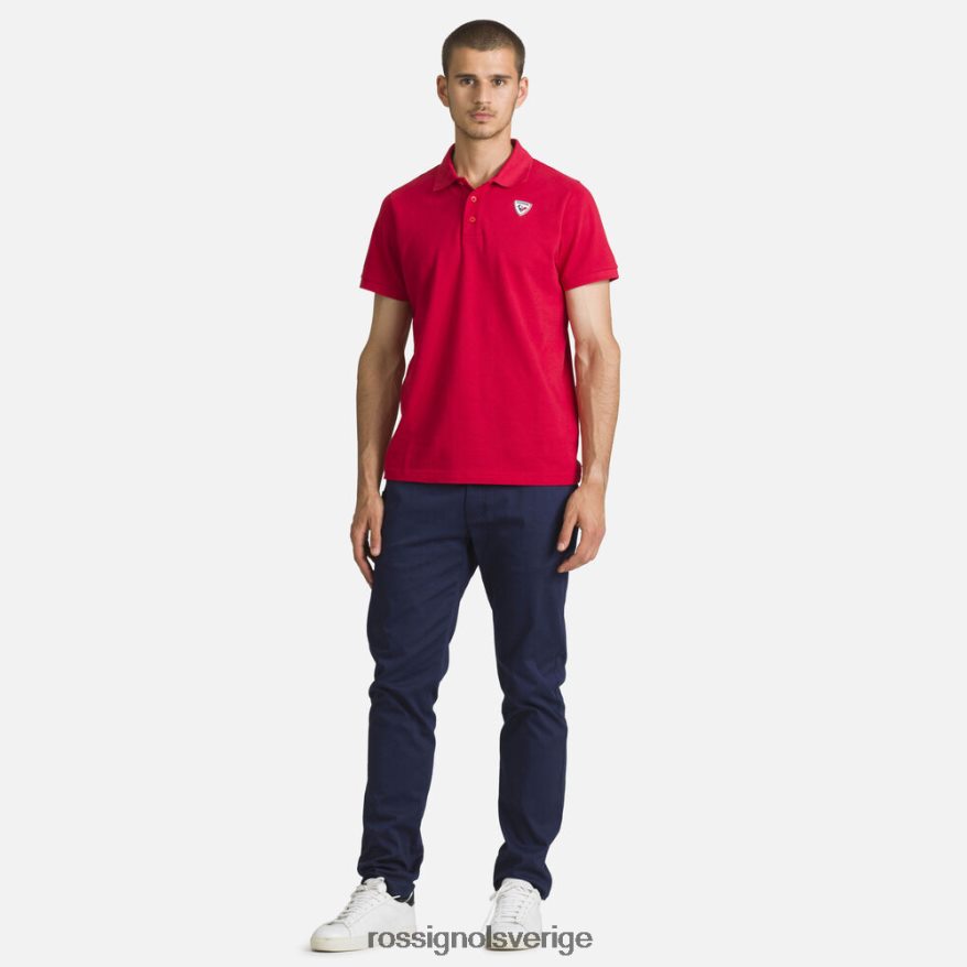 män Rossignol carmin logotyp polo blast 0P00HR183