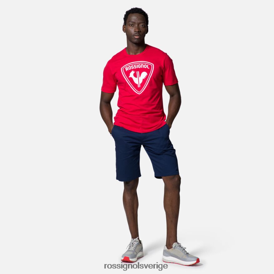 män Rossignol carmin logotyp t-shirt blast 0P00HR128