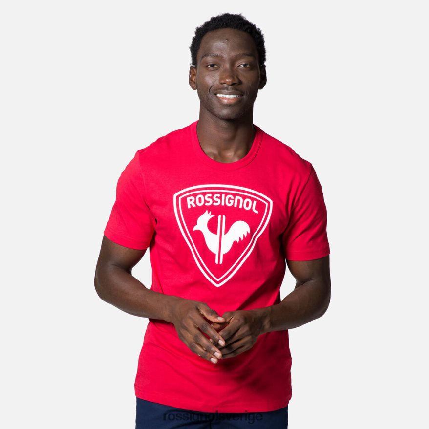 män Rossignol carmin logotyp t-shirt blast 0P00HR128