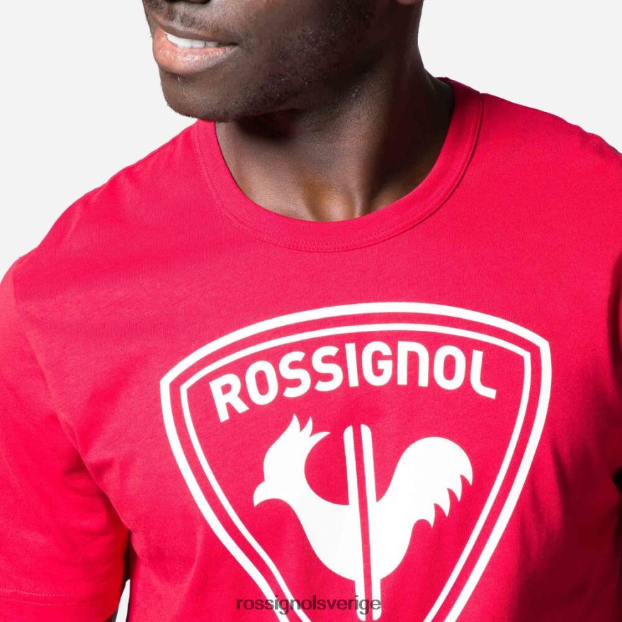 män Rossignol carmin logotyp t-shirt blast 0P00HR128