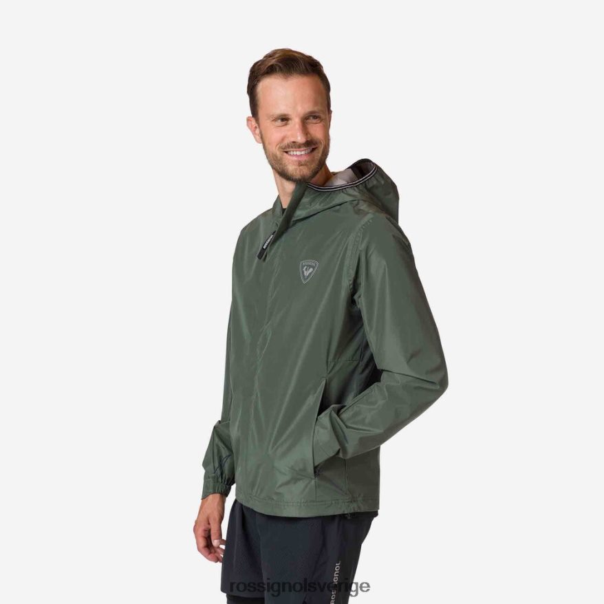 män Rossignol ebenholtsgrönt aktiv regnjacka blast 0P00HR187