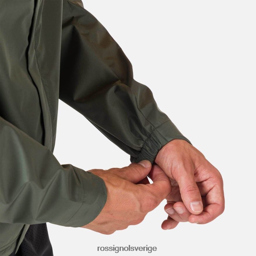 män Rossignol ebenholtsgrönt aktiv regnjacka blast 0P00HR187