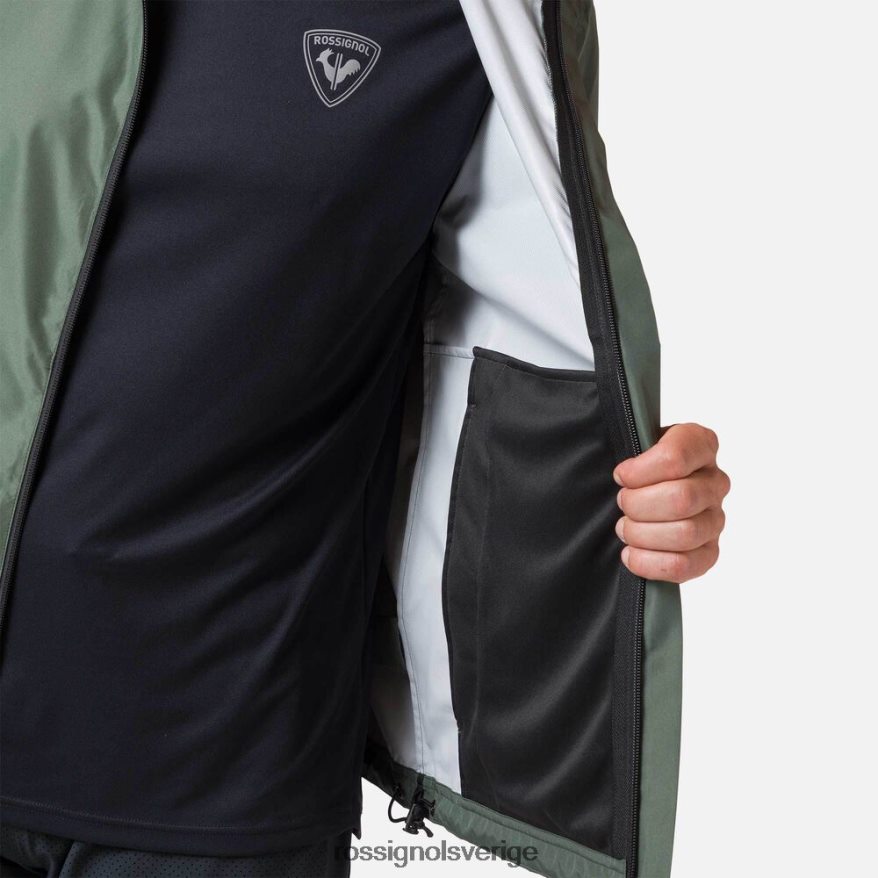 män Rossignol ebenholtsgrönt aktiv regnjacka blast 0P00HR187