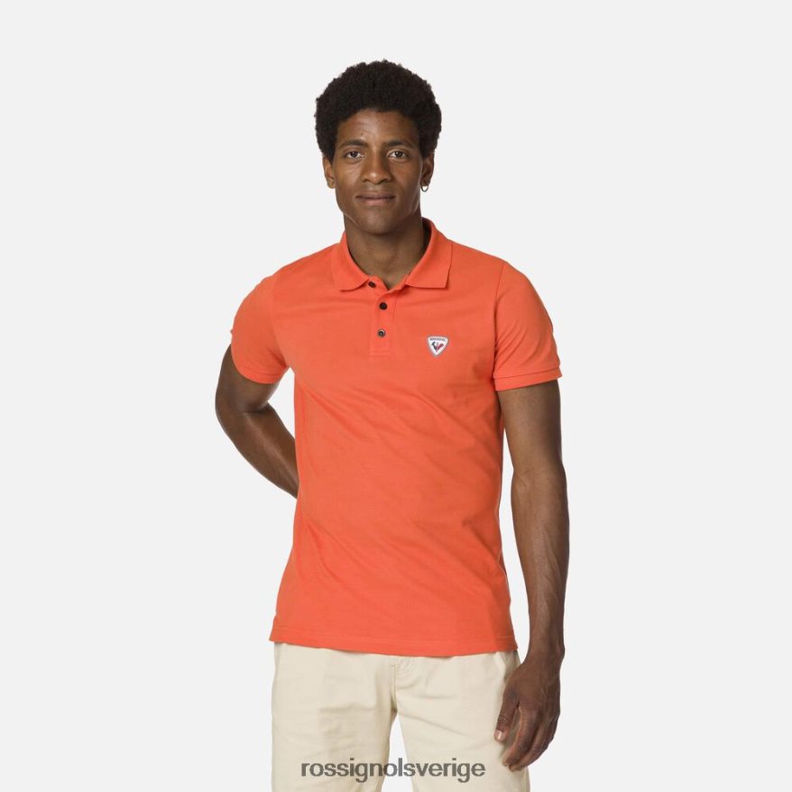 män Rossignol flameorange logotyp polo blast 0P00HR25