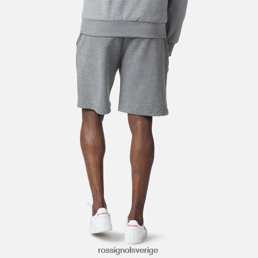 män Rossignol gråmelerad bomullshorts med logotyp bottnar 0P00HR498