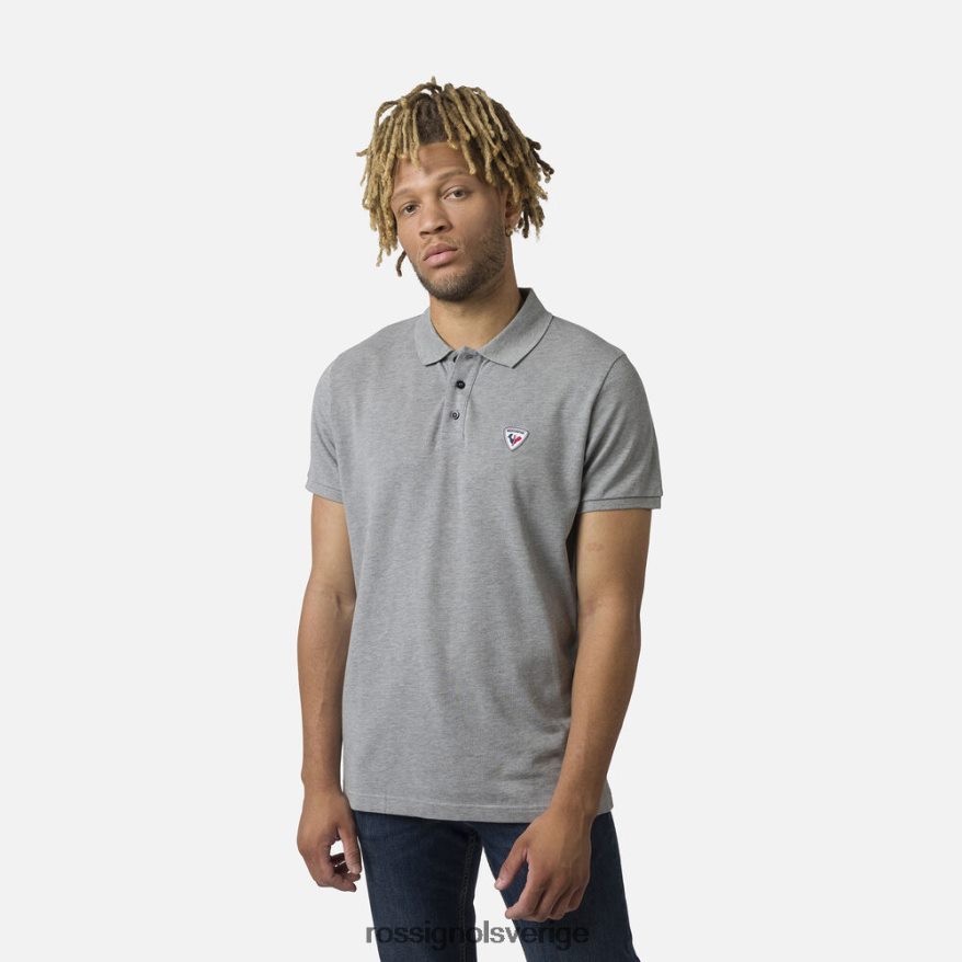 män Rossignol gråmelerad logotyp polo blast 0P00HR84