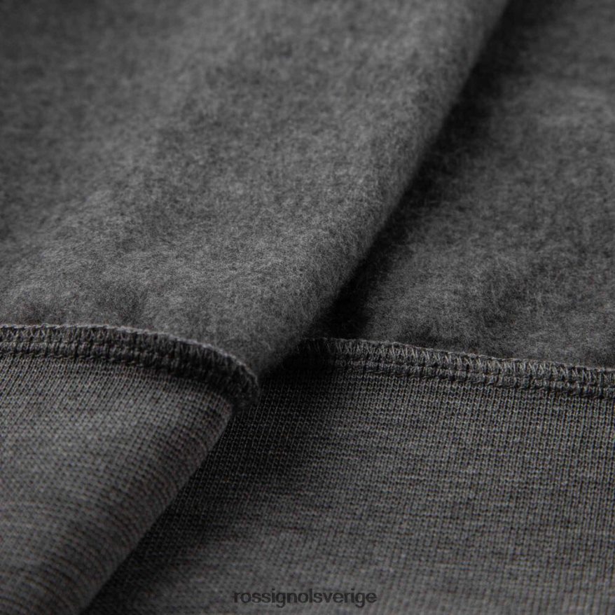 män Rossignol gråmelerad luvtröja i fleece med logotyp blast 0P00HR44