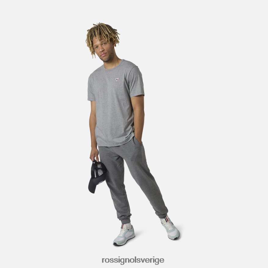 män Rossignol gråmelerad vanlig t-shirt med logotyp blast 0P00HR54
