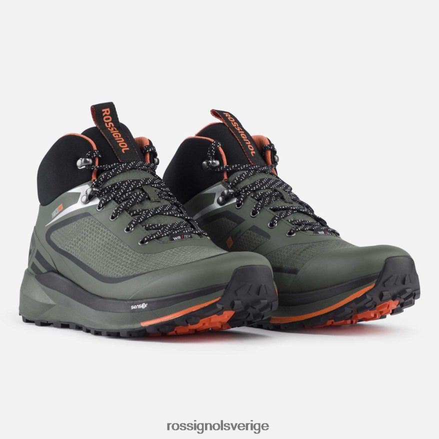 män Rossignol grön vattentäta vandringsskor Skodon 0P00HR333