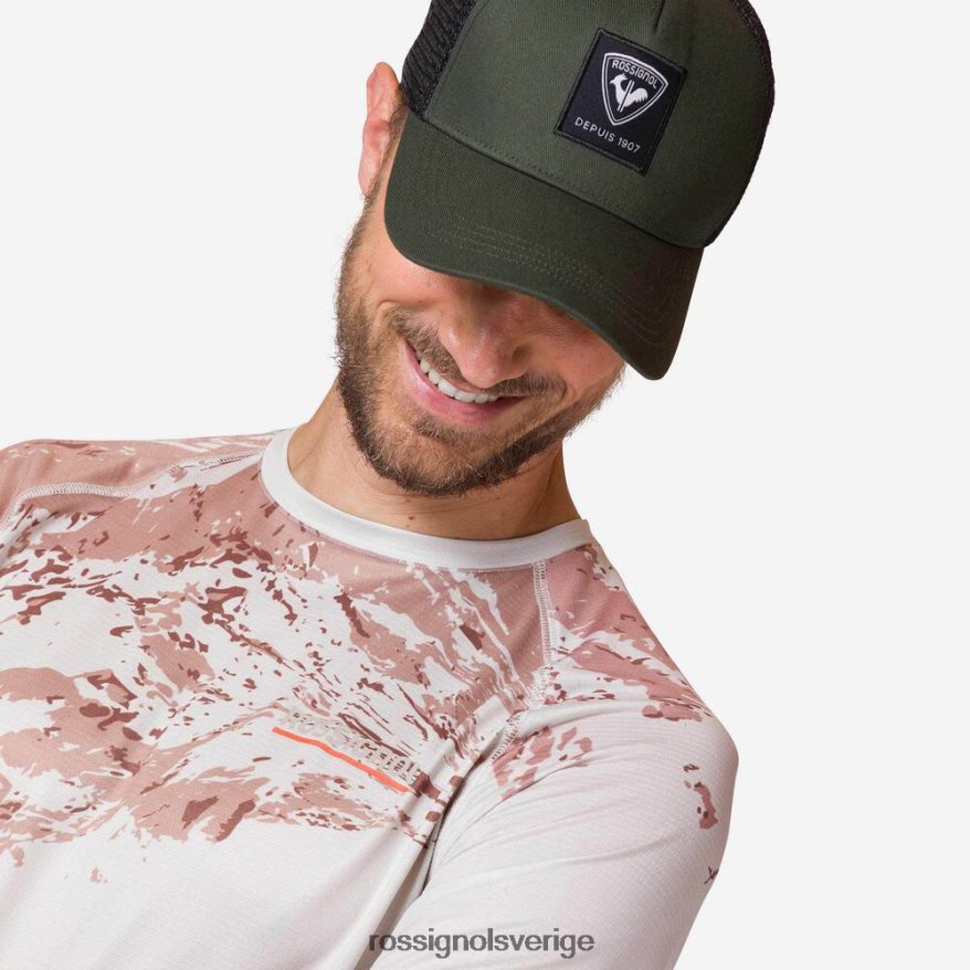 män Rossignol kakiväv lätt t-shirt blast 0P00HR390