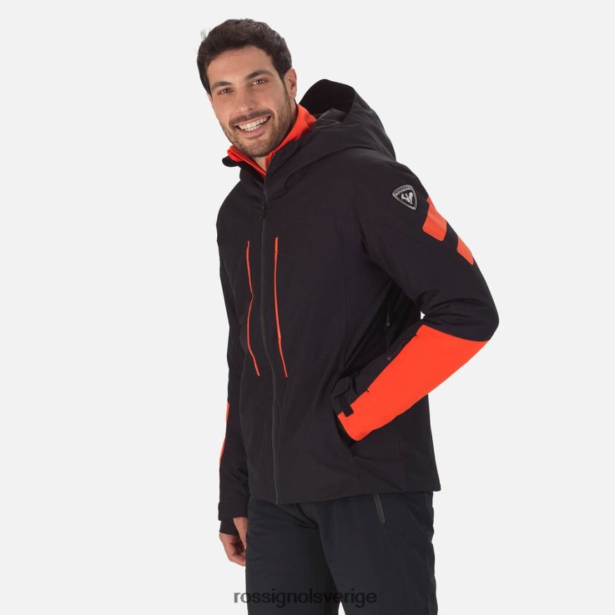 män Rossignol kolsvart funktion skidjacka blast 0P00HR164