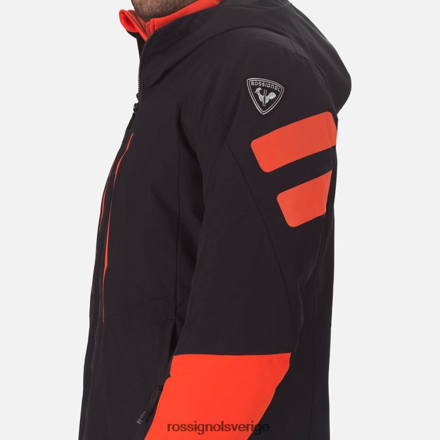 män Rossignol kolsvart funktion skidjacka blast 0P00HR164