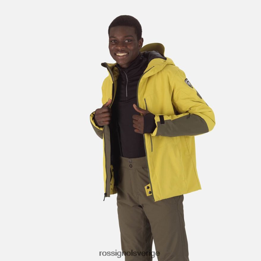 män Rossignol krassegrön funktion skidjacka blast 0P00HR186