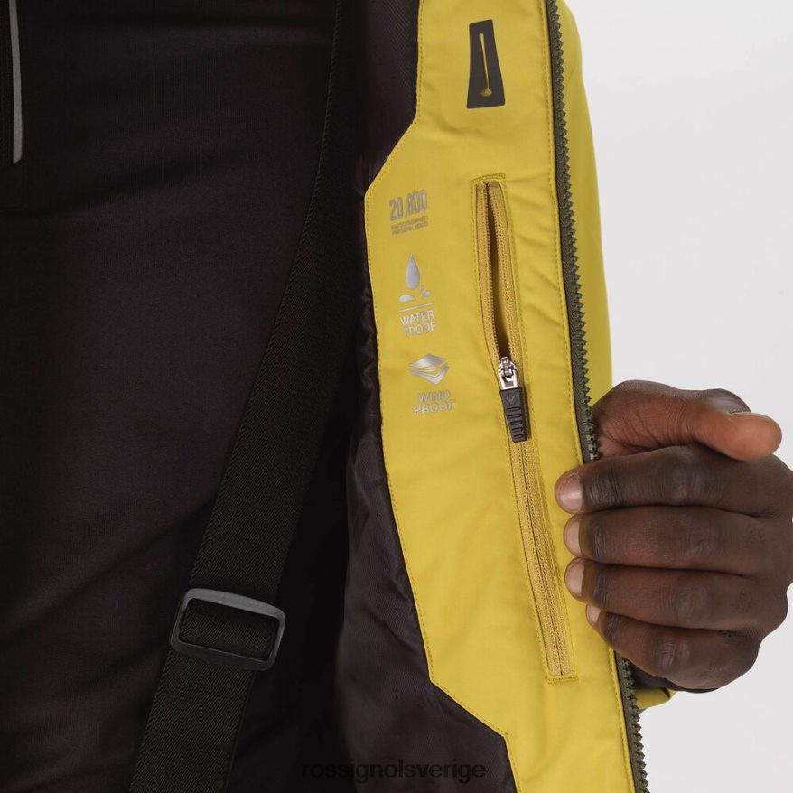 män Rossignol krassegrön funktion skidjacka blast 0P00HR186