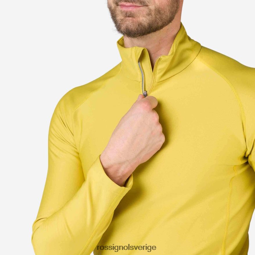 män Rossignol krassegrön klassisk topp med halv dragkedja blast 0P00HR595