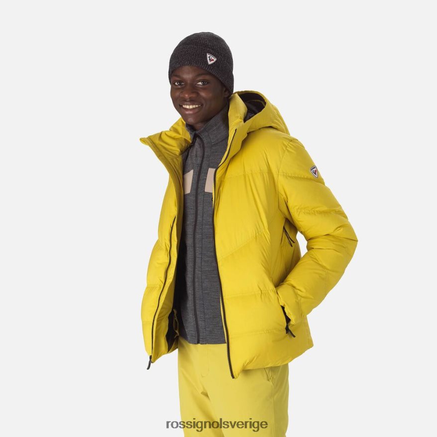 män Rossignol krassegrön signatur merino dun skidjacka blast 0P00HR617