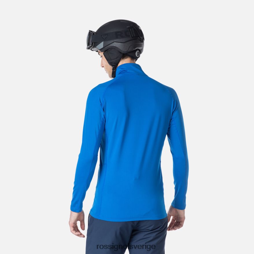 män Rossignol lazuliblue klassisk topp med halv dragkedja blast 0P00HR557