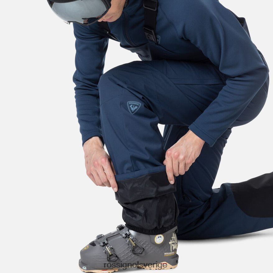 män Rossignol mörk marinblå avslappnade haklappsbyxor bottnar 0P00HR363