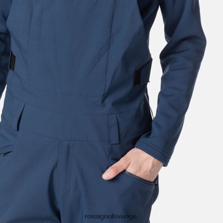 män Rossignol mörk marinblå avslappnade haklappsbyxor bottnar 0P00HR363