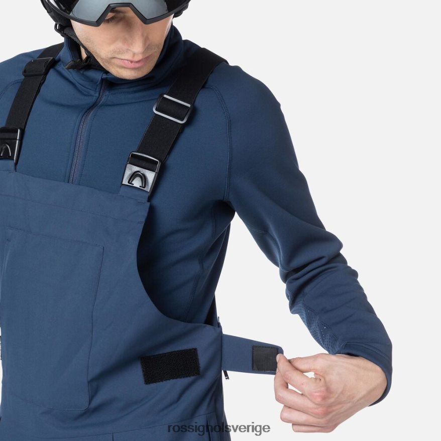 män Rossignol mörk marinblå avslappnade haklappsbyxor bottnar 0P00HR363