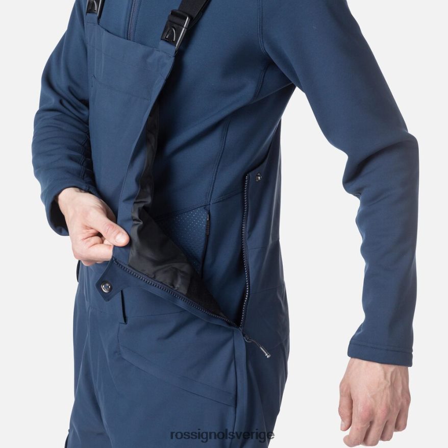 män Rossignol mörk marinblå avslappnade haklappsbyxor bottnar 0P00HR363