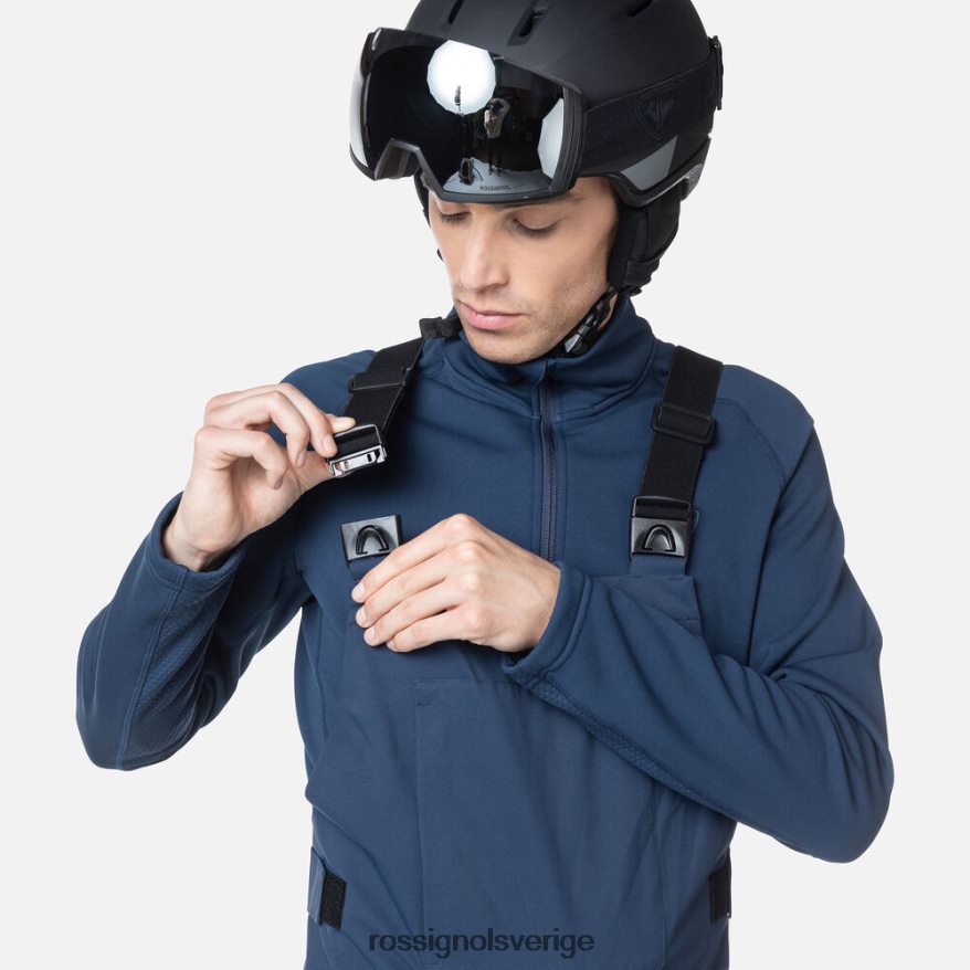 män Rossignol mörk marinblå avslappnade haklappsbyxor bottnar 0P00HR363