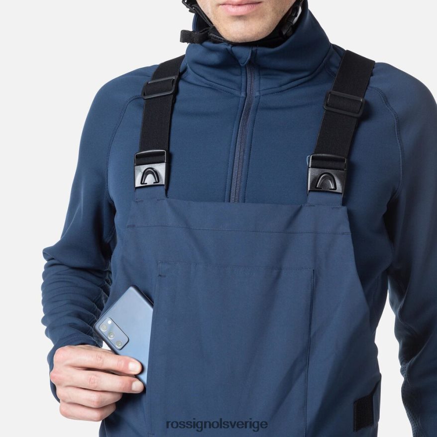 män Rossignol mörk marinblå avslappnade haklappsbyxor bottnar 0P00HR363