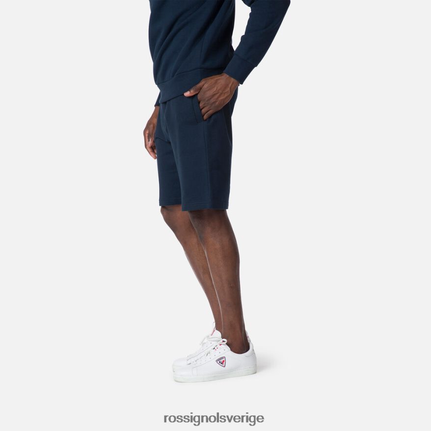 män Rossignol mörk marinblå bomullshorts med logotyp bottnar 0P00HR464