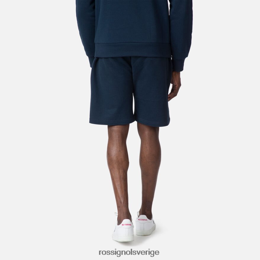 män Rossignol mörk marinblå bomullshorts med logotyp bottnar 0P00HR464