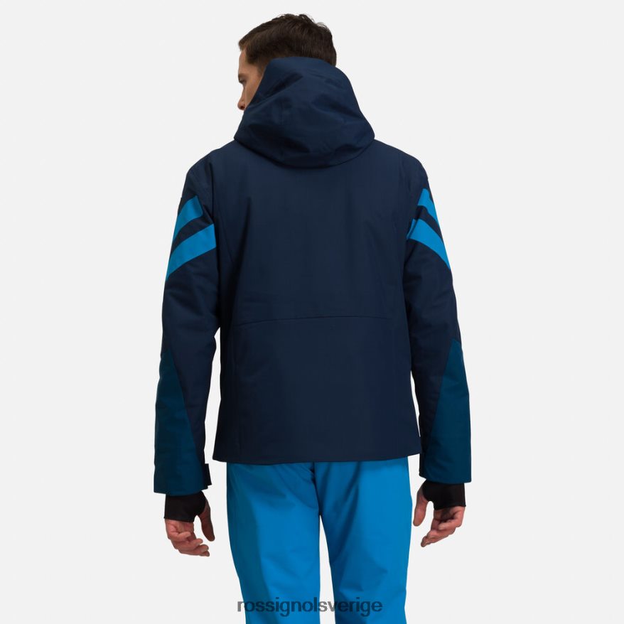 män Rossignol mörk marinblå funktion skidjacka blast 0P00HR167