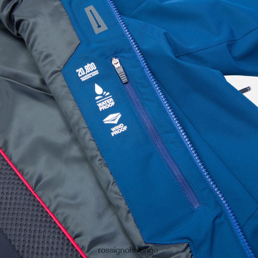 män Rossignol mörk marinblå funktion skidjacka blast 0P00HR167