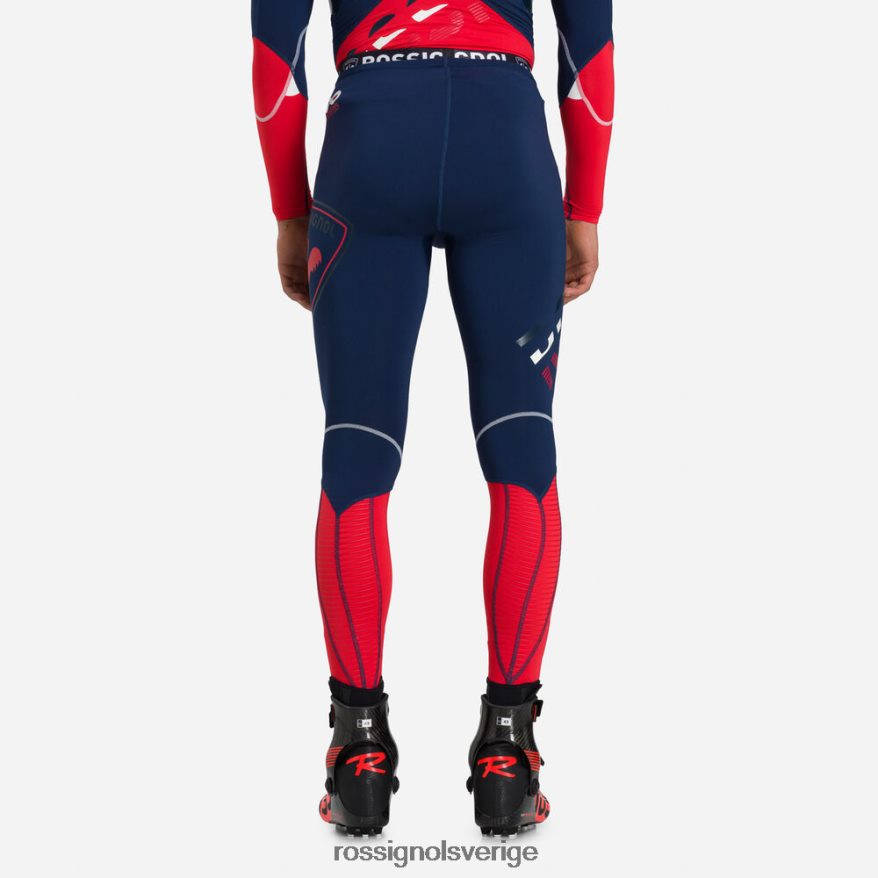 män Rossignol mörk marinblå infini compression race tights bottnar 0P00HR622