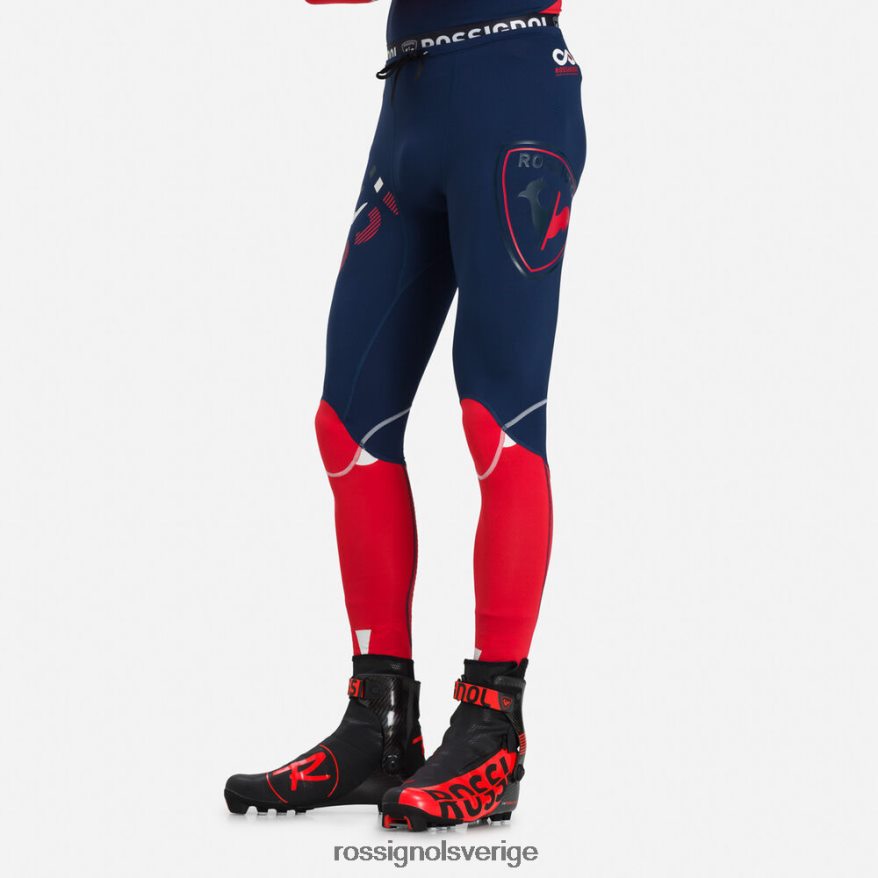 män Rossignol mörk marinblå infini compression race tights bottnar 0P00HR622