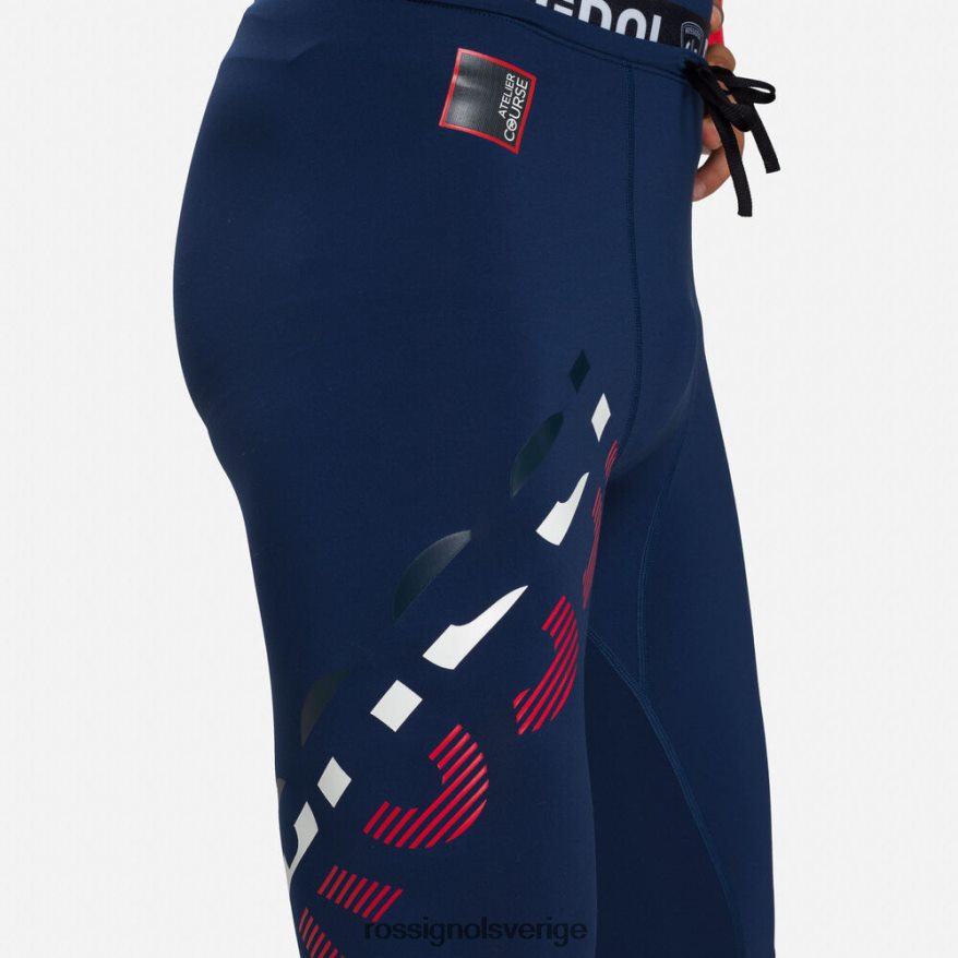 män Rossignol mörk marinblå infini compression race tights bottnar 0P00HR622