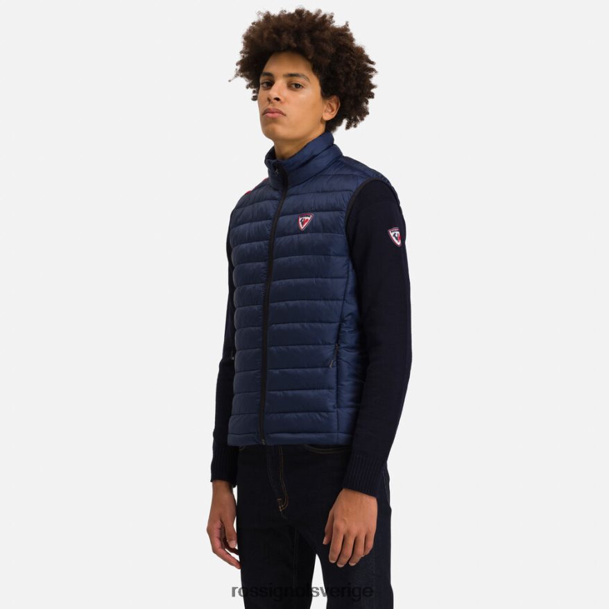 män Rossignol mörk marinblå isolerad väst 180gr blast 0P00HR152