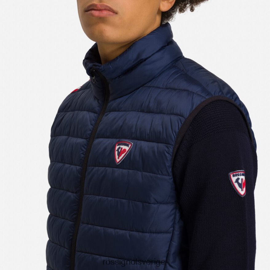 män Rossignol mörk marinblå isolerad väst 180gr blast 0P00HR152