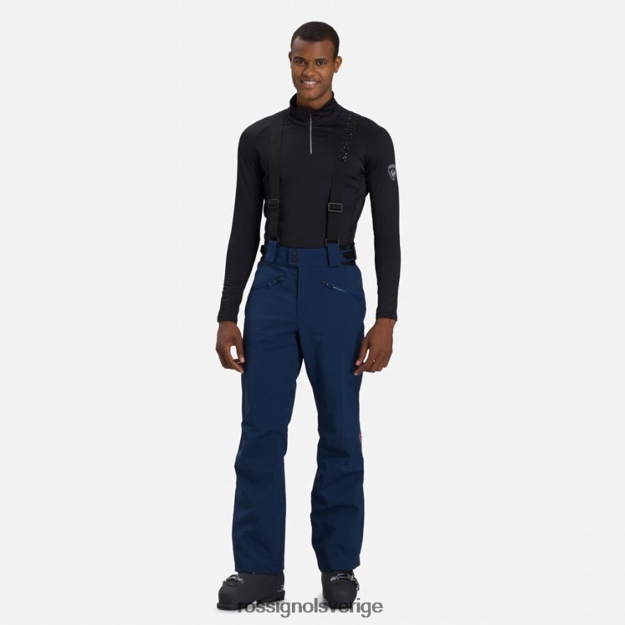 män Rossignol mörk marinblå klassiska skidbyxor bottnar 0P00HR97