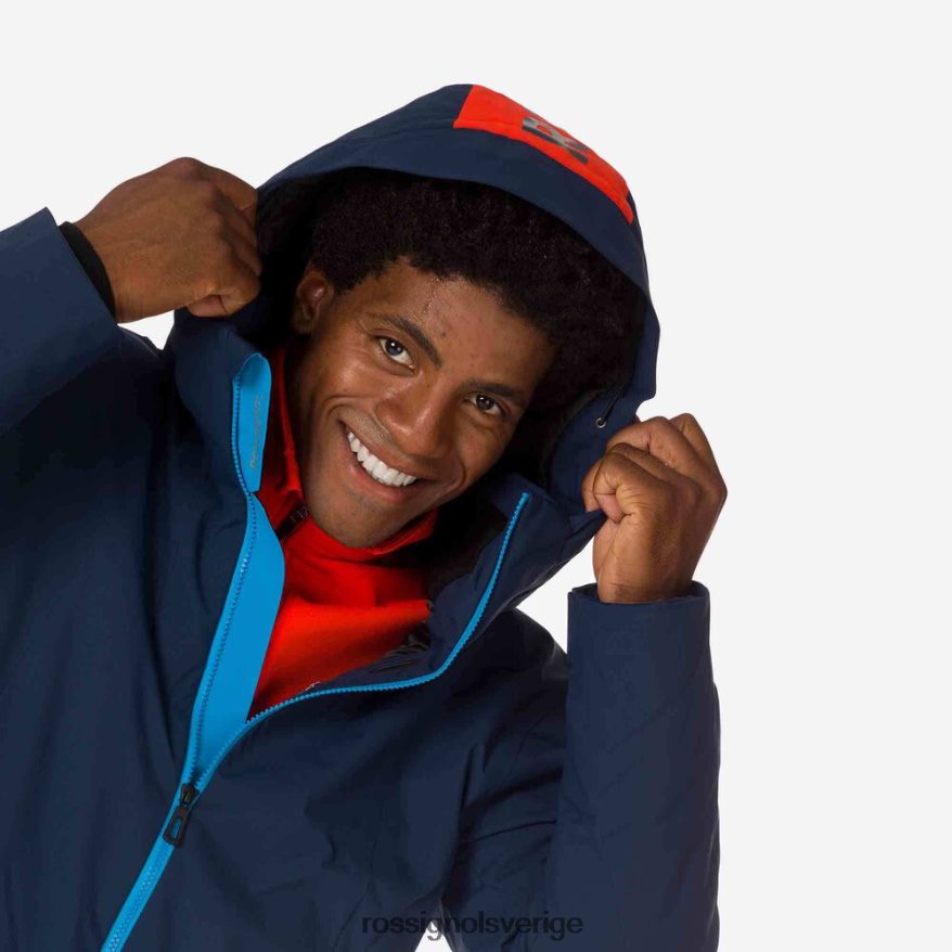 män Rossignol mörk marinblå kontroll skidjacka blast 0P00HR632