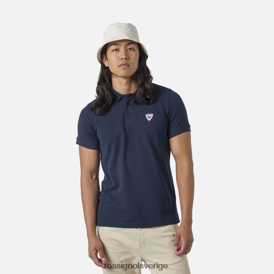 män Rossignol mörk marinblå logotyp polo blast 0P00HR290