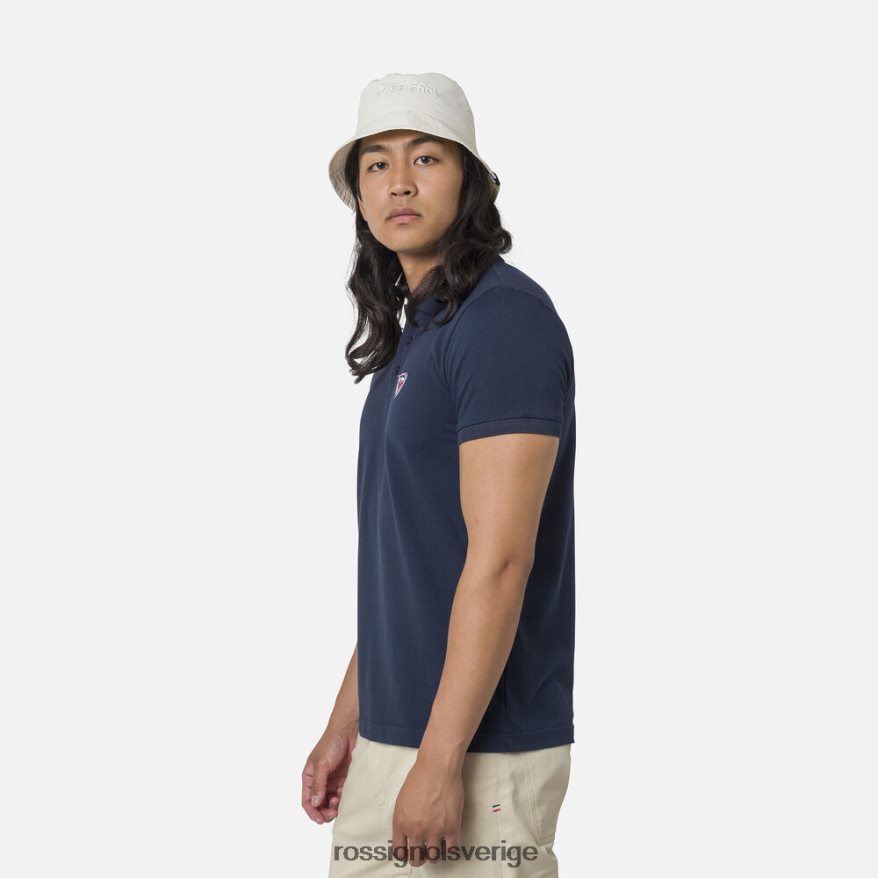 män Rossignol mörk marinblå logotyp polo blast 0P00HR290
